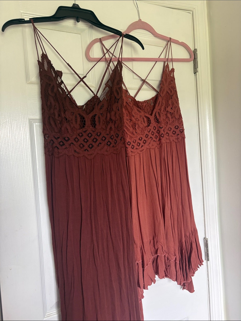 Free People One Adella Slip Maxi Dress Size L - Picture 6 of 6